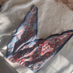 Paisley print scarf